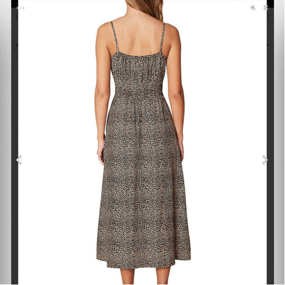 FAITHFULL THE BRAND NWT
Jasmina Sleeveless Animal Print  Midi Dress Sz S - Picture 2 of 7